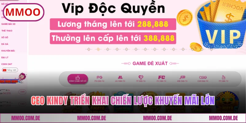CEO Kindy triển khai chiến lược khuyến mãi lớn